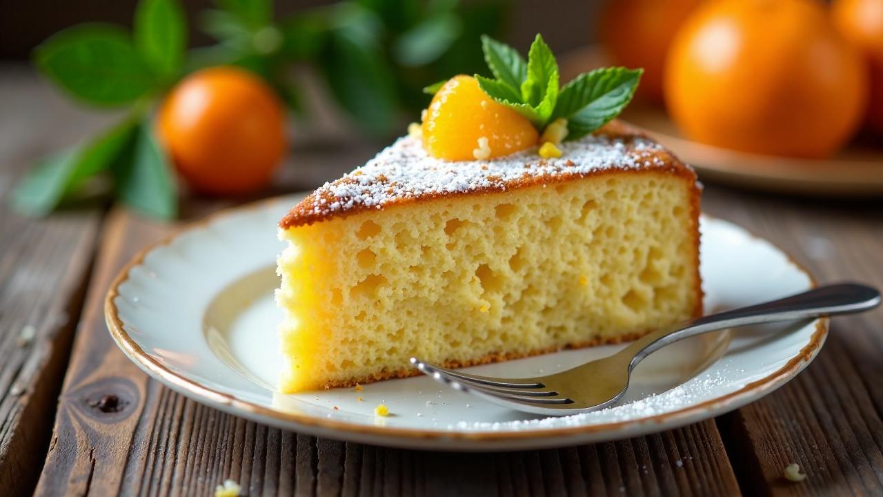 Florentiner Mandel-Orangen-Torte