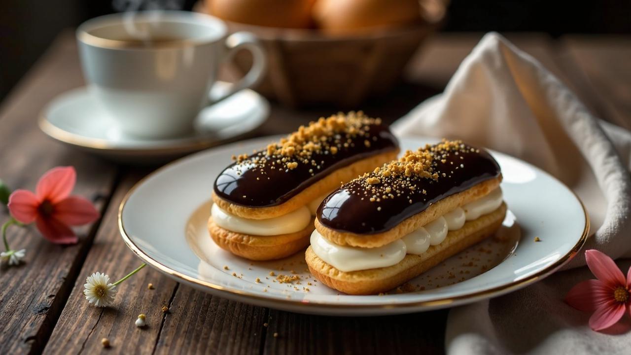 Französische Barock-Eclairs