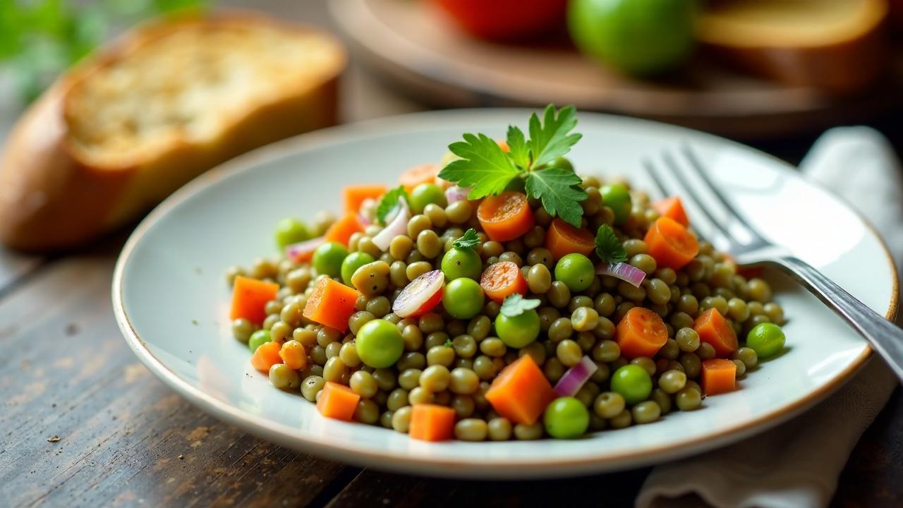 French Lentil Salad: Französischer Linsensalat