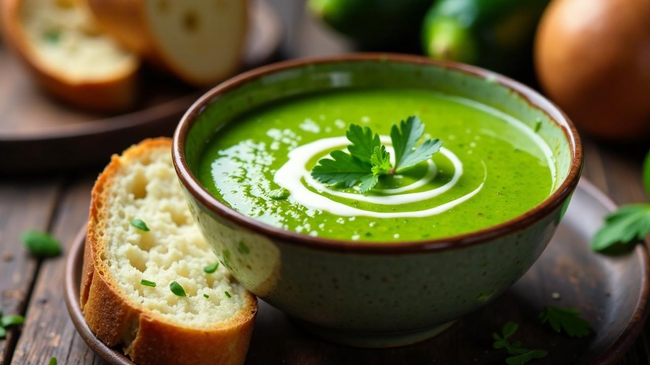 Fresh Green Garden Soup