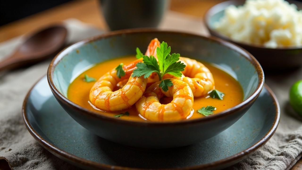 Freshwater Prawn Coconut Curry