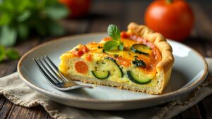 Frühlingsgemüse-Quiche