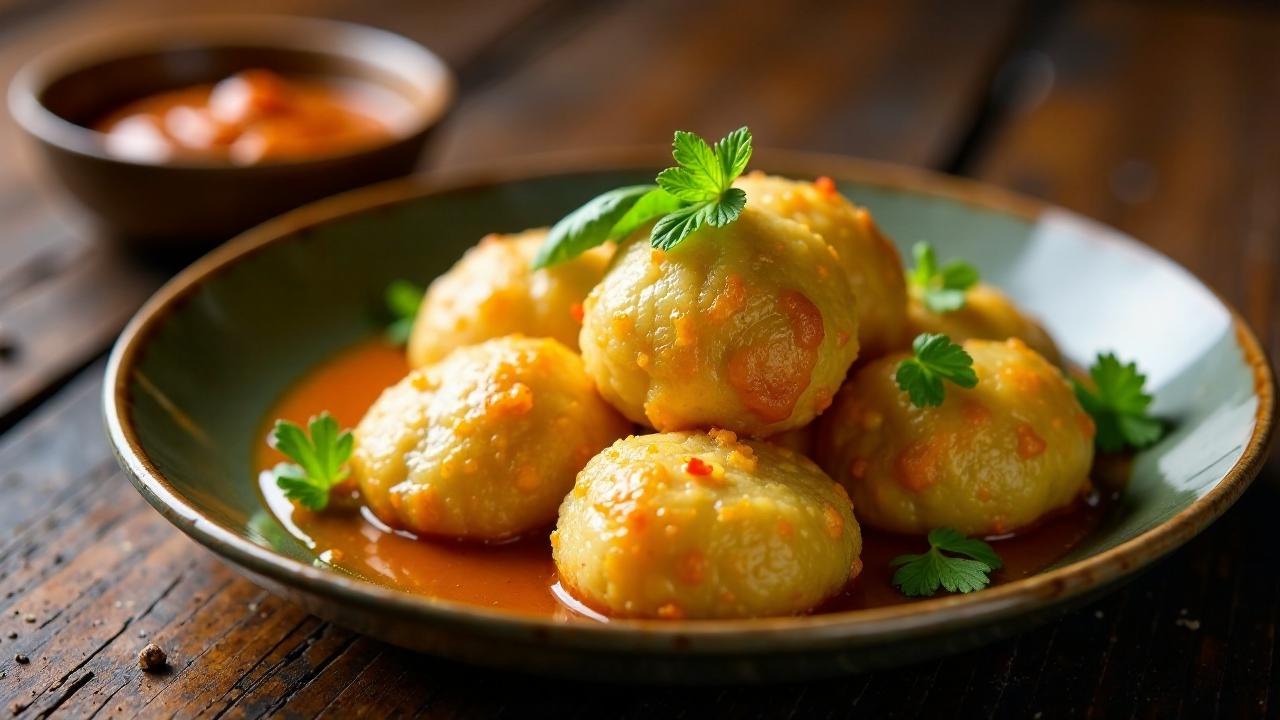 Fried Cassava Dumplings