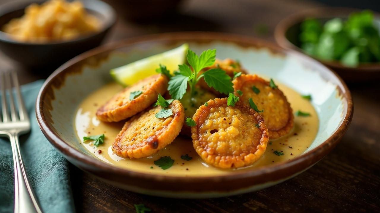 Fried Clams in Coconut (Gebratene Muscheln in Kokosnusssoße)