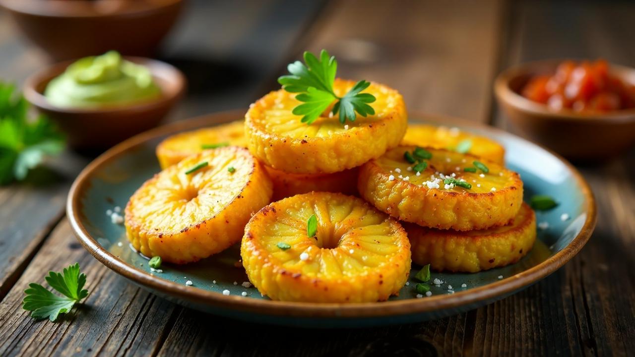 Fried Green Plantains