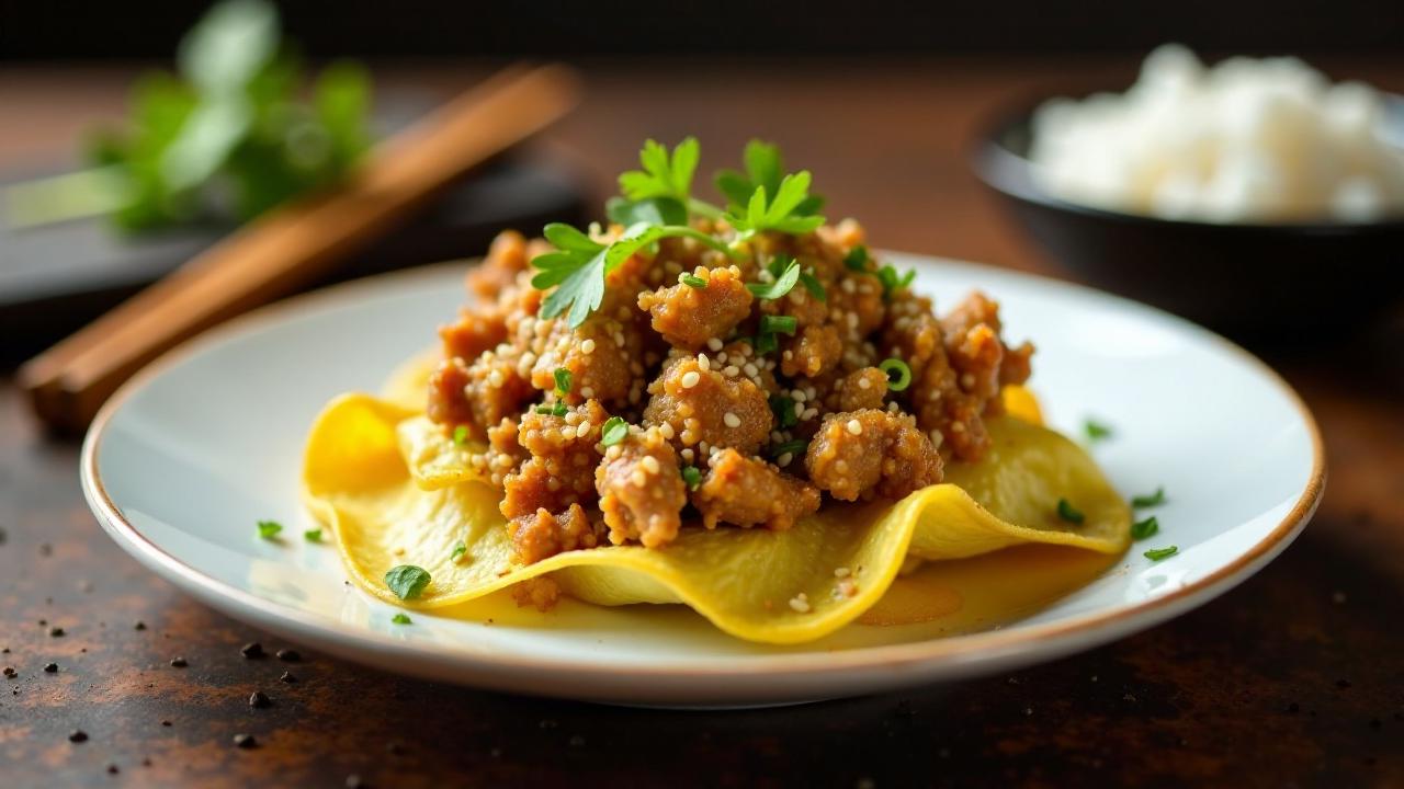 Fried Mustard Cabbage with Pork