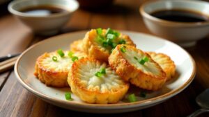 Fried Radish Cake (Gebratener Rettichkuchen)