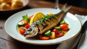 Frische Saba Mackerel