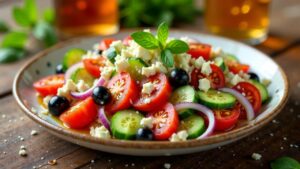 Frischer Griechischer Salat