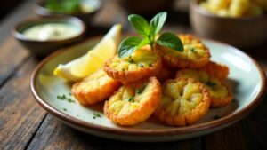 Frittelle di Fiori di Zucca (Frittierte Zucchiniblüten)