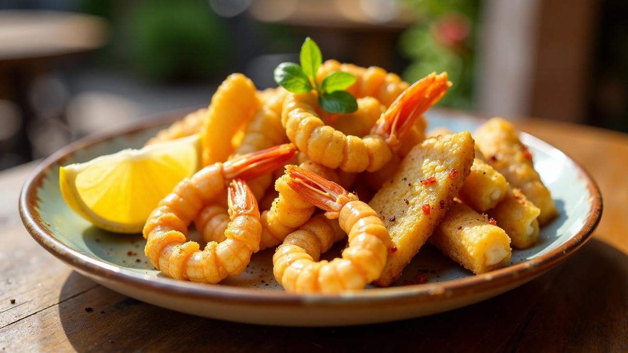 Fritto Misto di Mare (Gemischte Meerestiere)