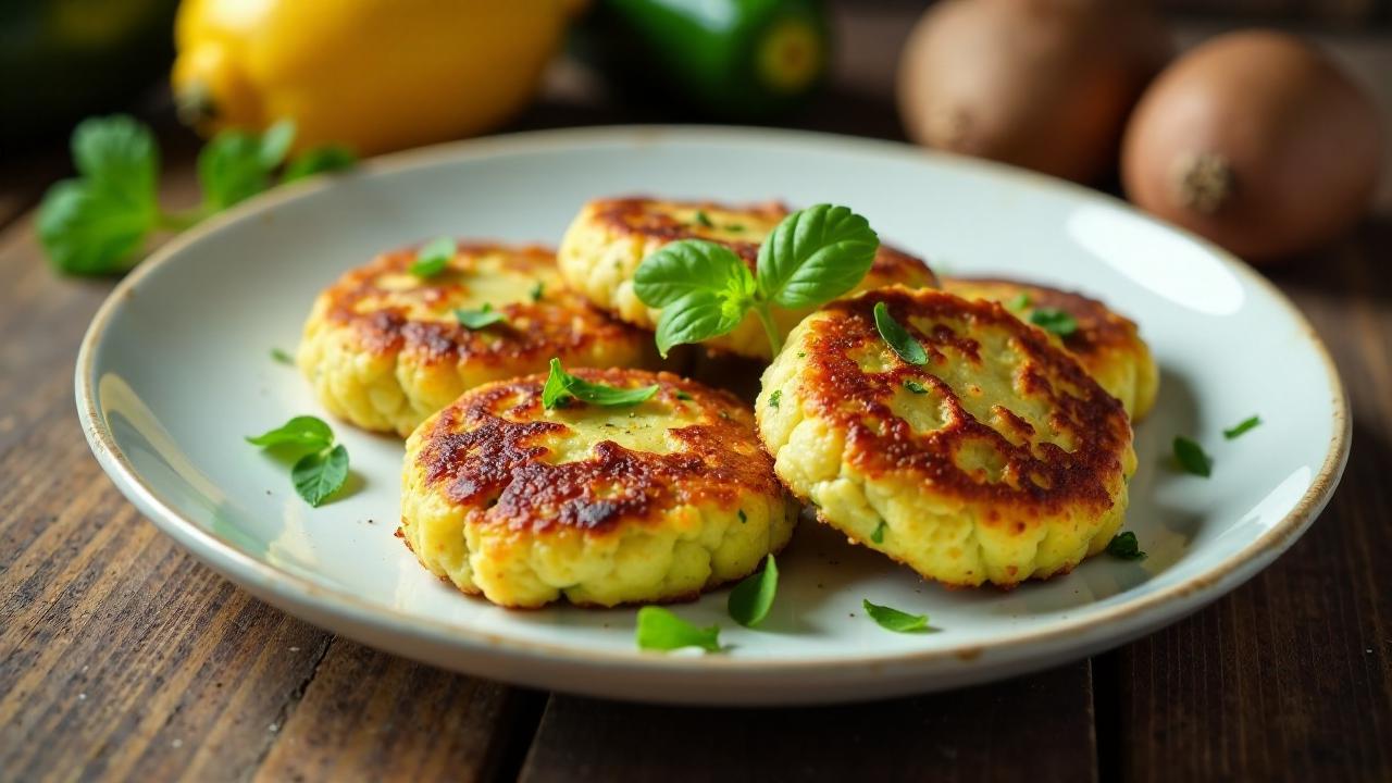 Fırın Mücver: Gebackene Zucchini-Puffer