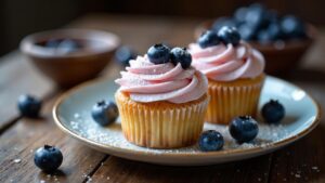 Fruchtige Heidelbeer-Cupcakes