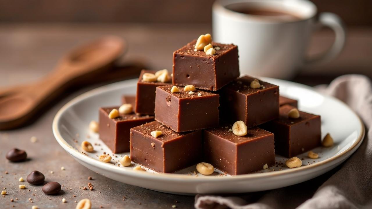 Fudge – Schokoladenkonfekt.