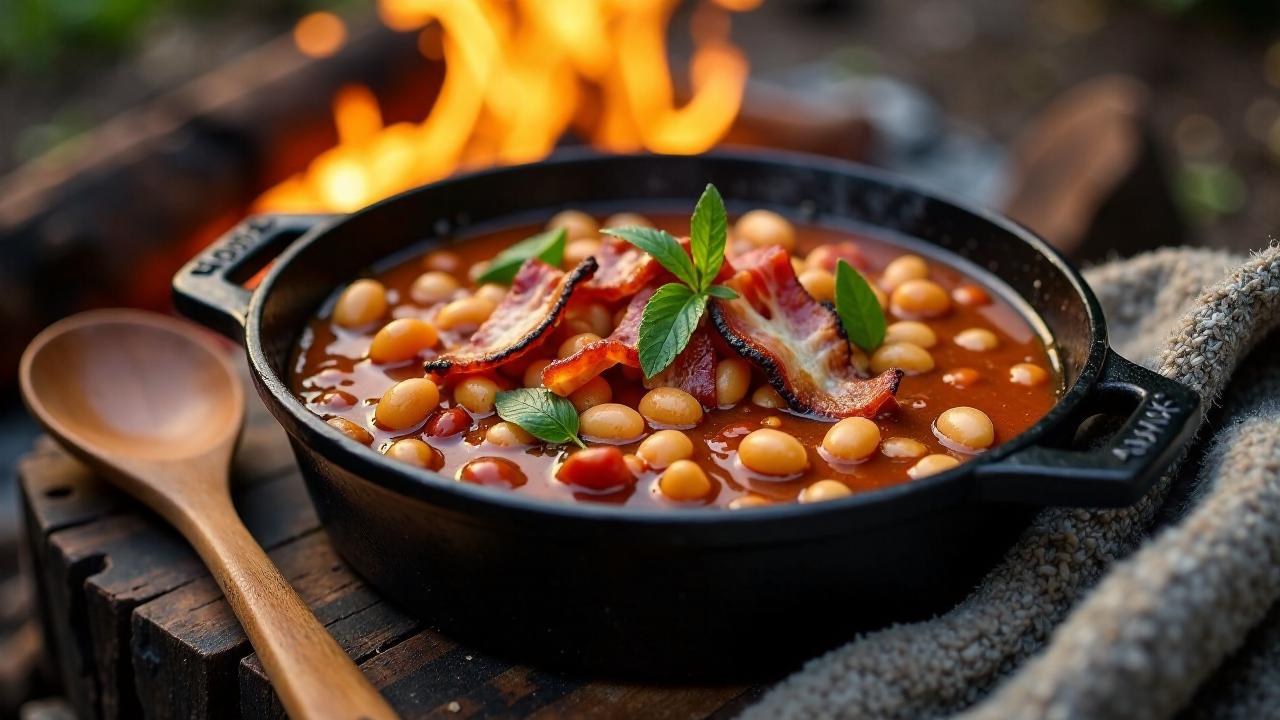 Fèves au Lard au Feu de Bois