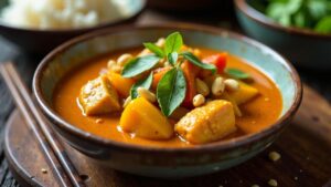 Gaeng Matsaman Gai (Massaman-Curry mit Huhn)