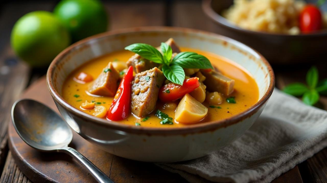 Gaeng Phanaeng Neua (Panang Curry mit Rindfleisch)