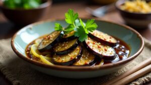 Gaji Namul (Aubergine Banchan)