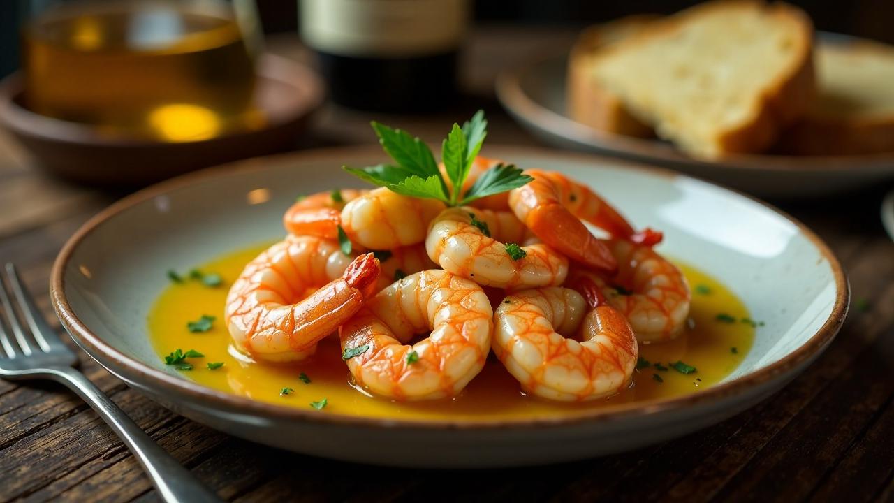 Gambas à l’Ail – Garnelen in Knoblauch