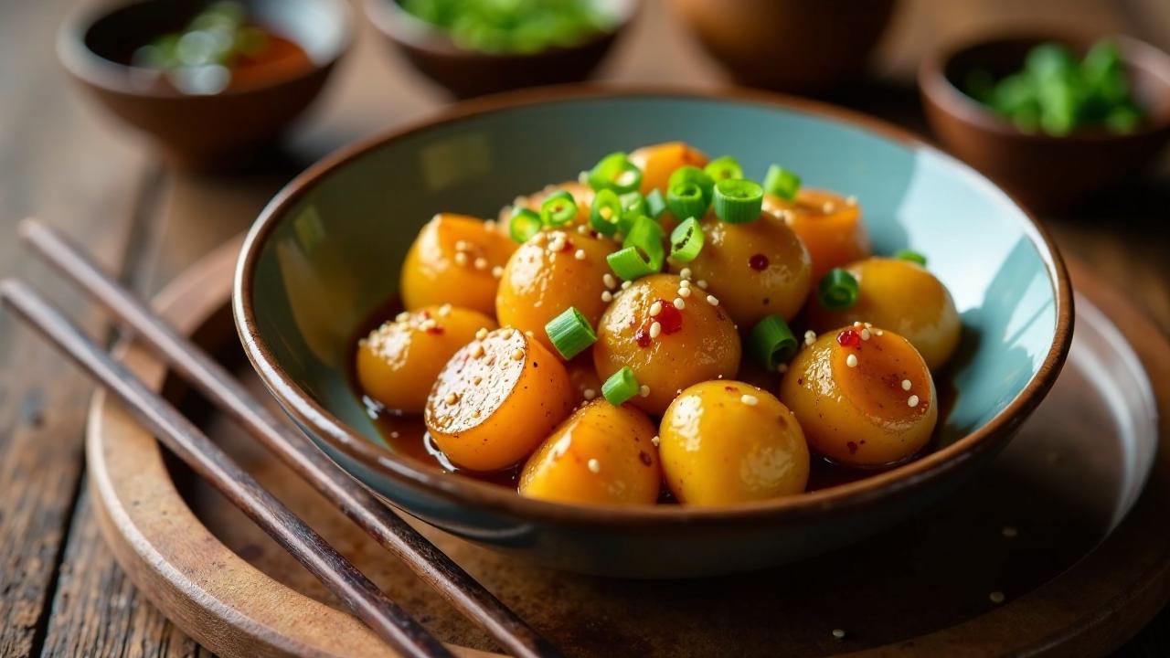 Gamja Jjorim - Geschmorter Kartoffelsalat