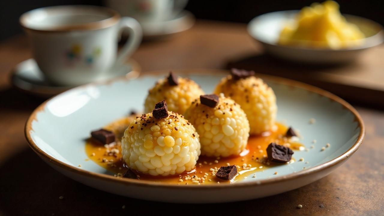 Gangjeong - Süße, frittierte Reisbällchen