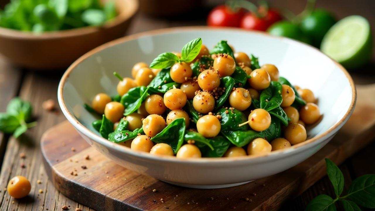 Garbanzos con Espinaca