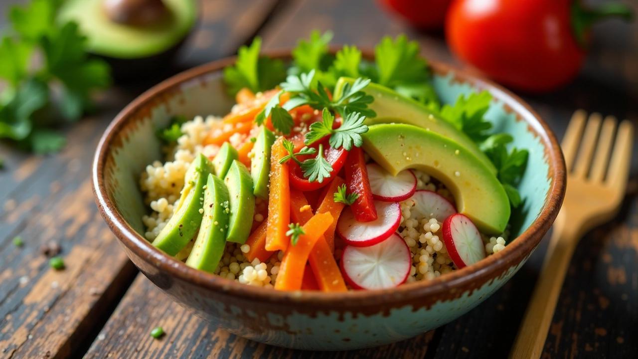 Garten-Poke-Bowl