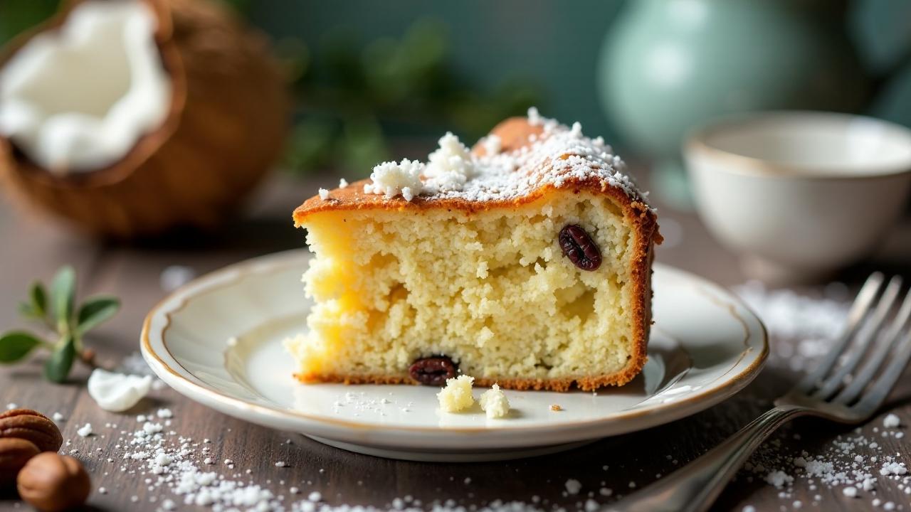 Gateau Coco-Raisin (Kokos-Rosinen-Kuchen)