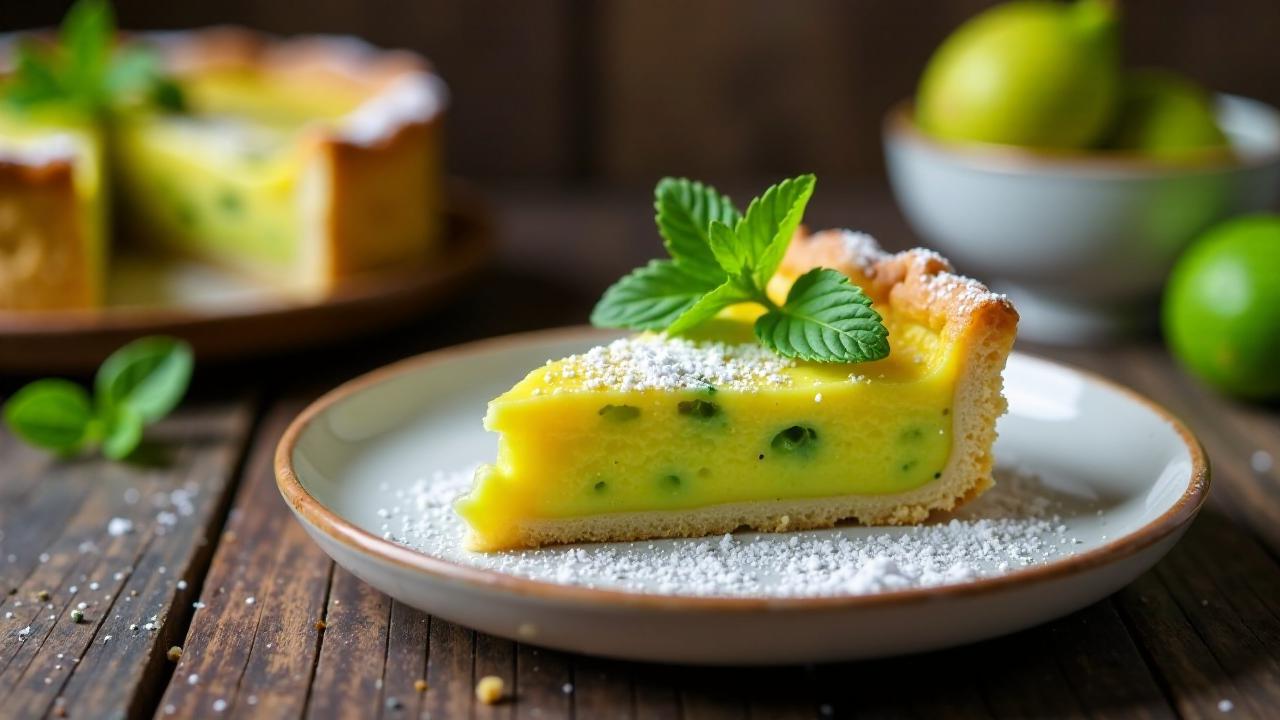 Gebackener Feijoa-Tarte