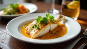 Gedünsteter Fisch mit Limette und Chili