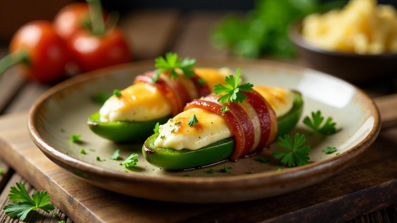 **Gefüllte Jalapeños mit Käse**