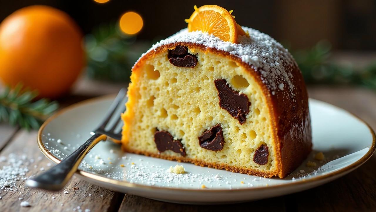 Gefüllter Marzipan-Panettone