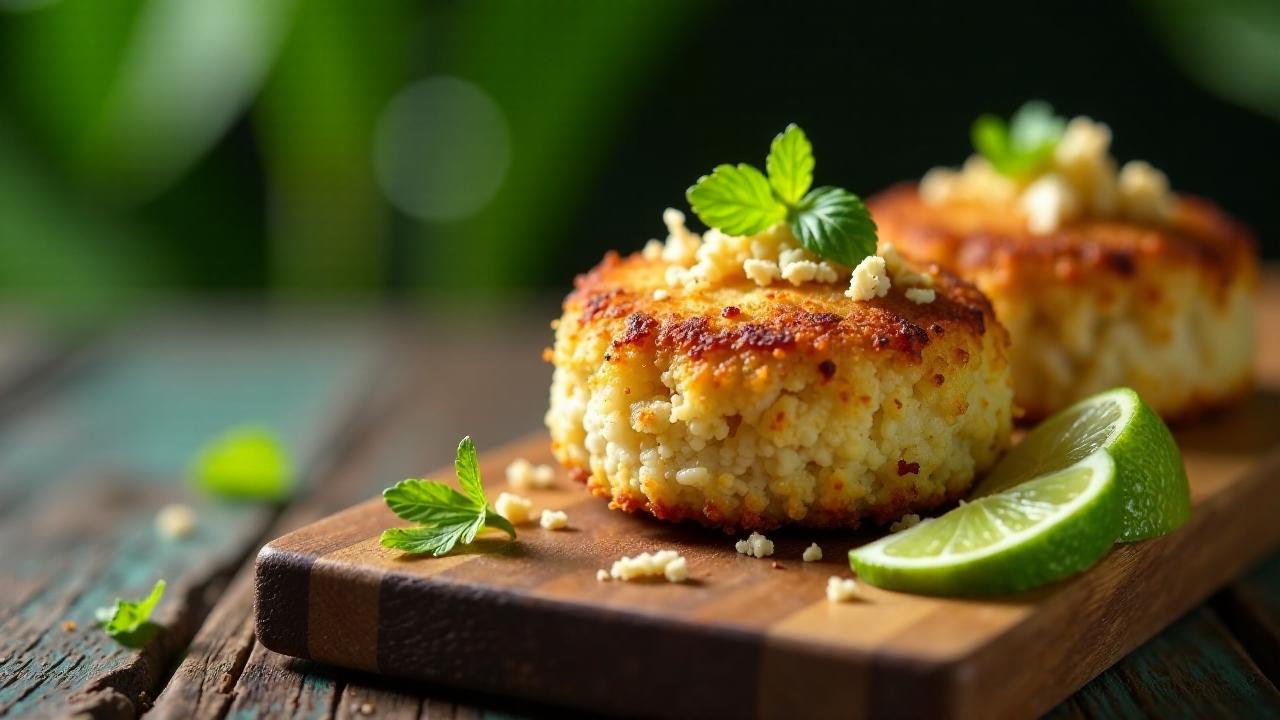 Gegrillte Kokos-Krabbenkuchen