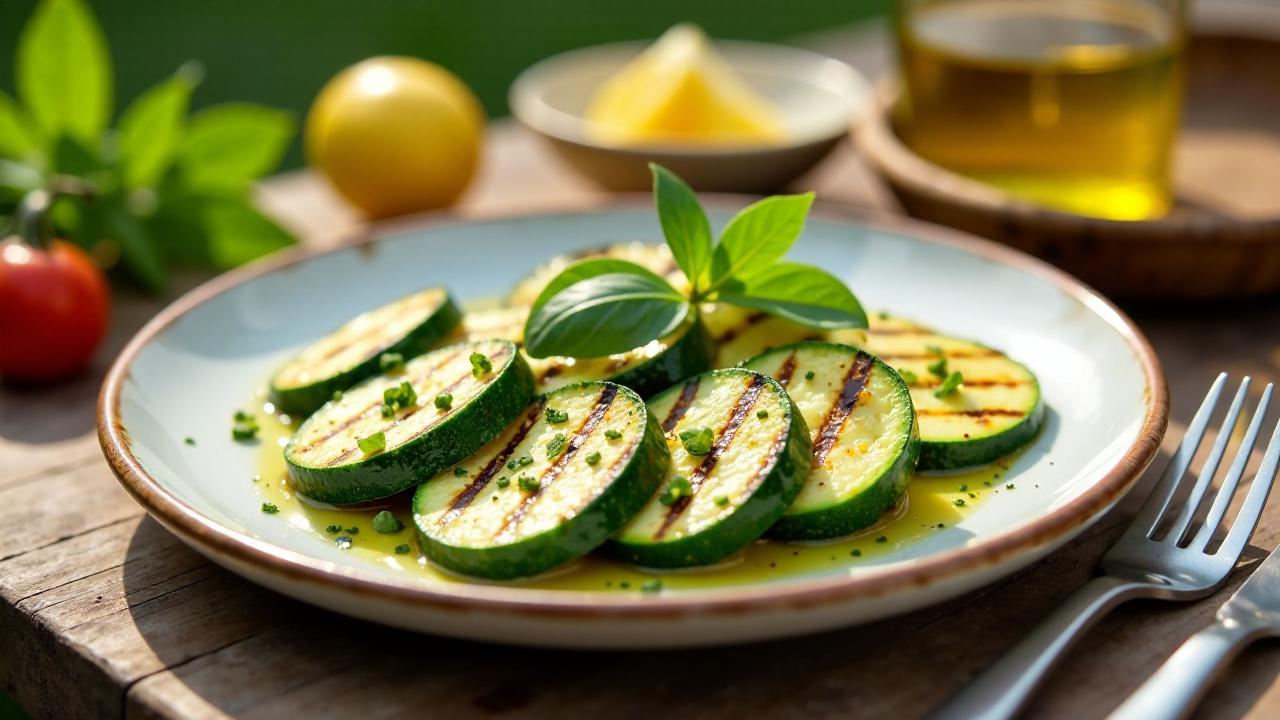 Gegrillte Zucchinischeiben