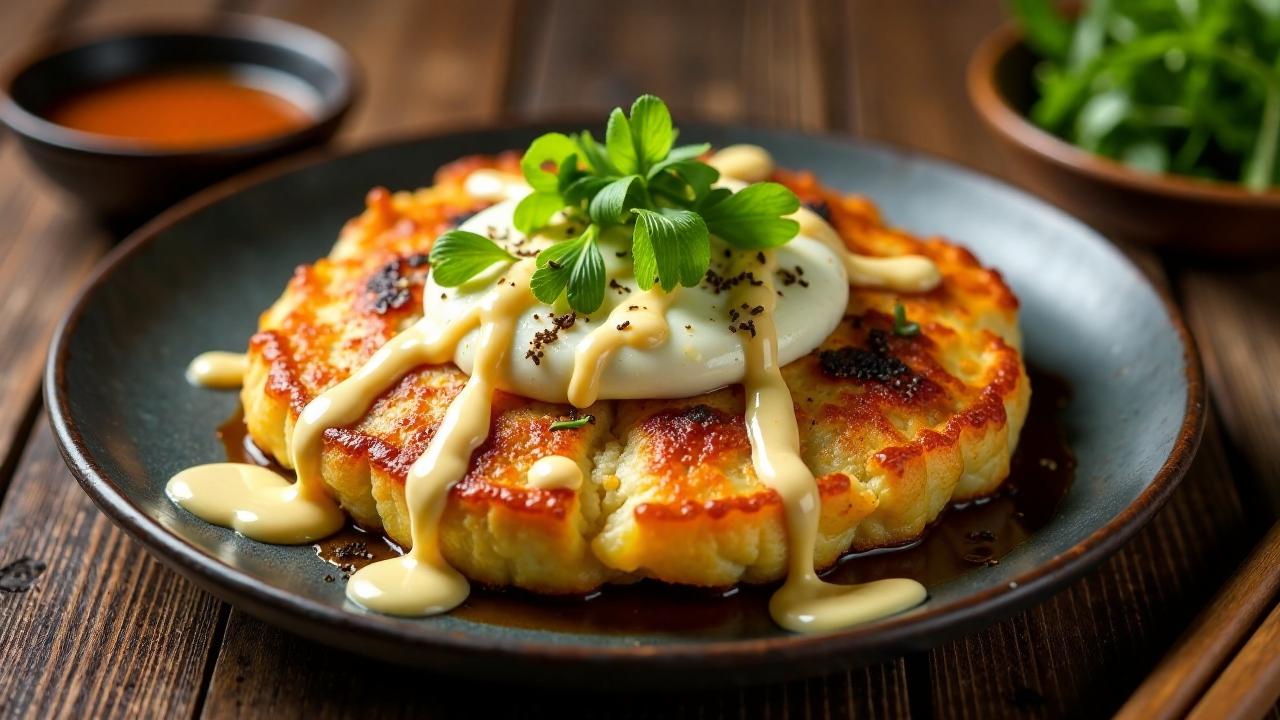 Gerstengrüner Okonomiyaki