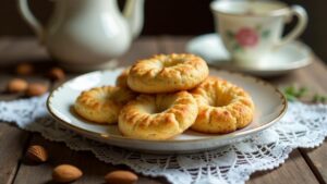 Geröstete Mandelplätzchen