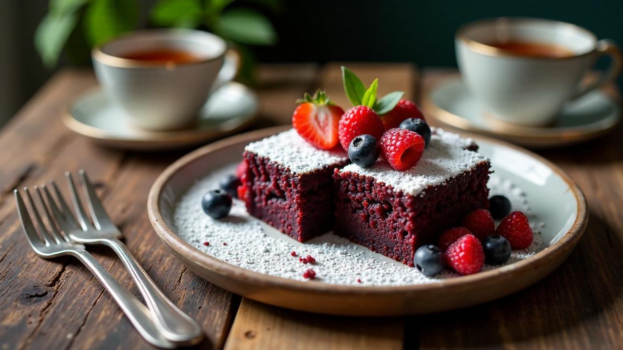 Geschlagene Mopane-Eiweißkuchen