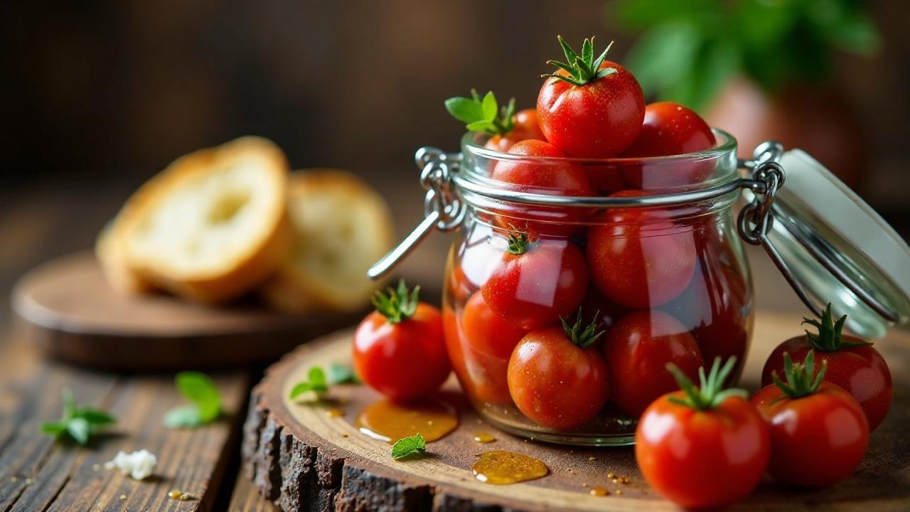 Getrocknete Walliser Tomaten mit Kräutern