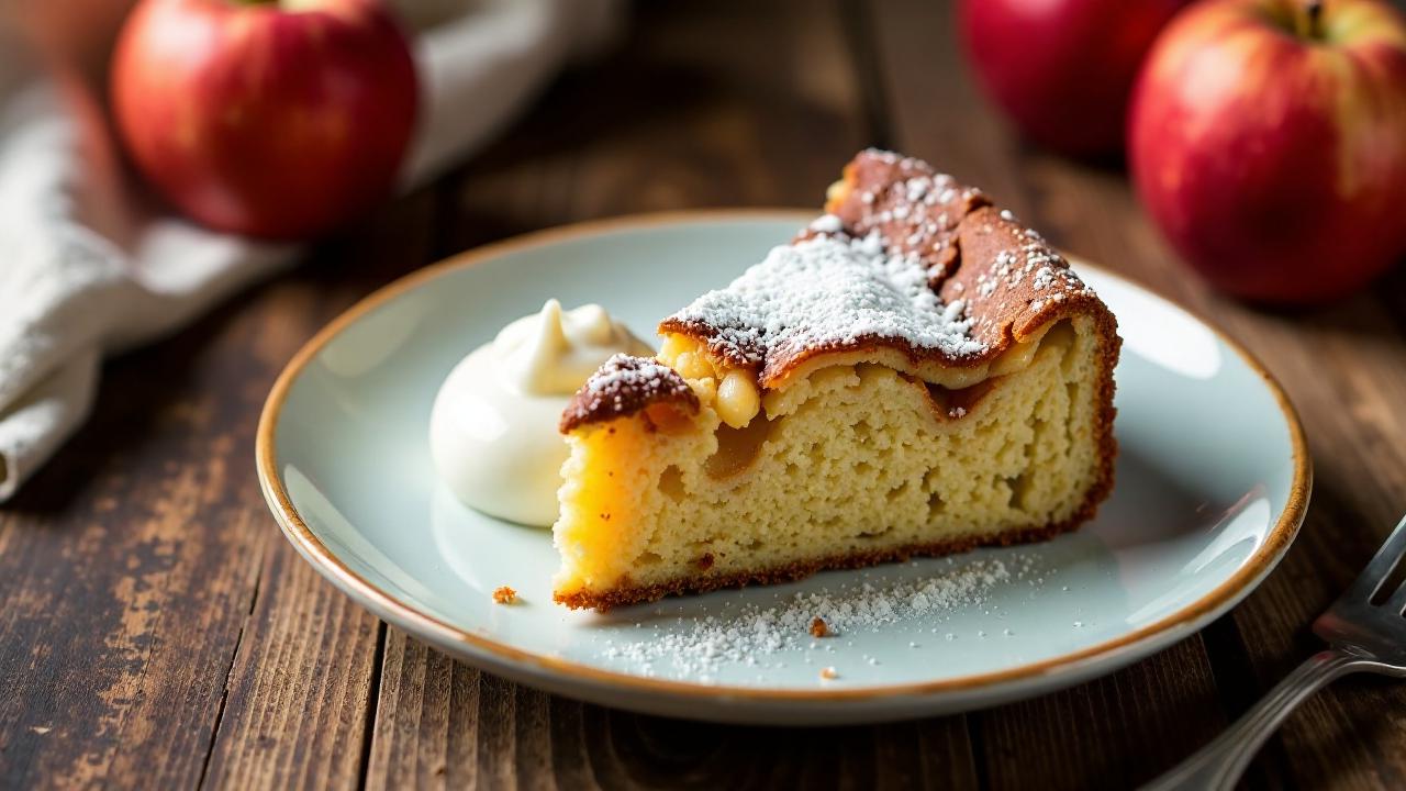 Gewürzter Apfelkuchen