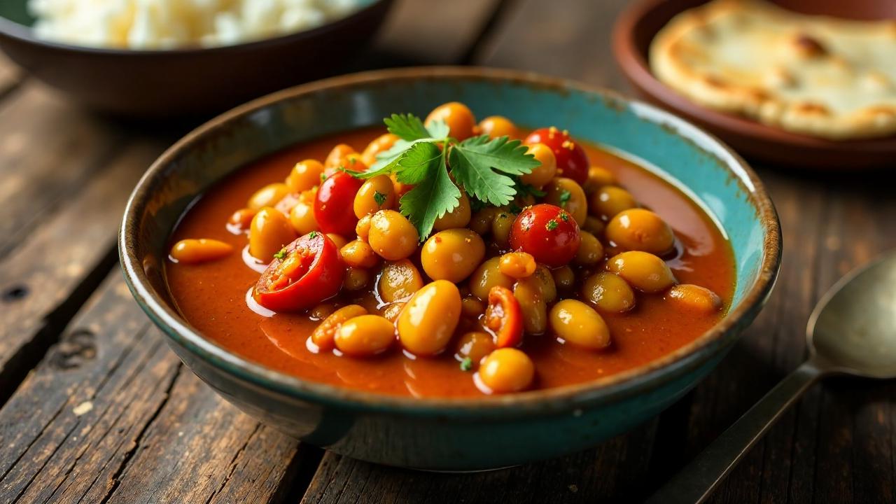 Ghanaisches Tomaten-Bohnen-Curry