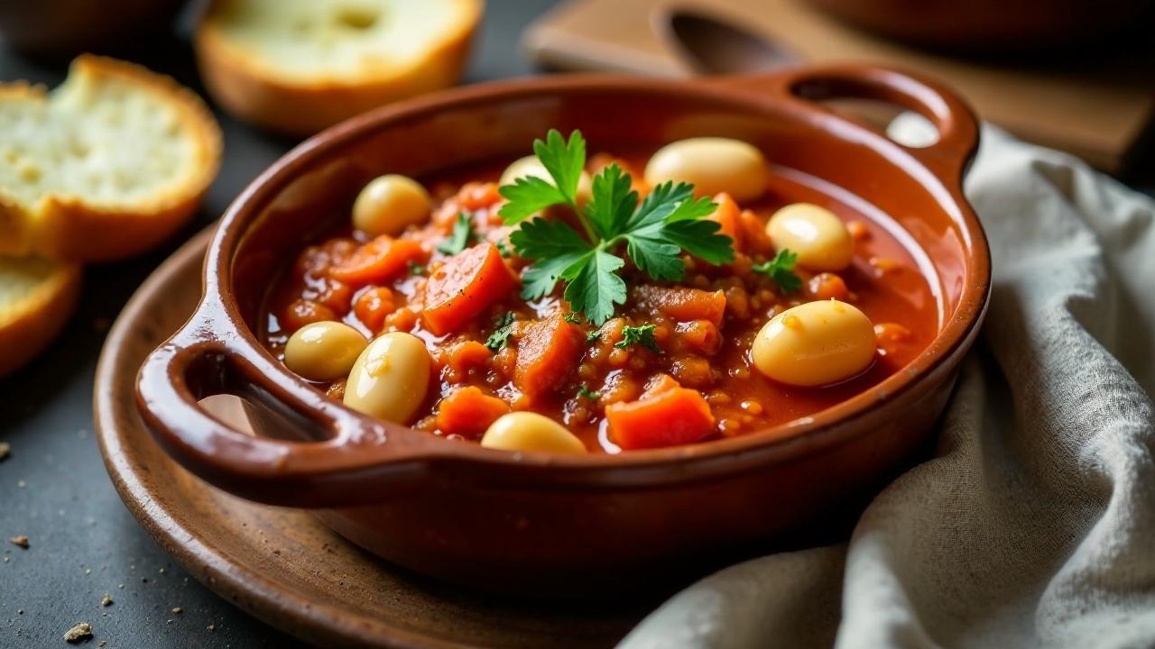 Gigantes Plaki - Riesenbohnen in Tomatensauce