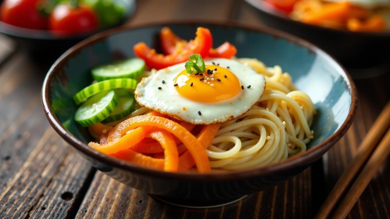 Glasnudel Bibimbap