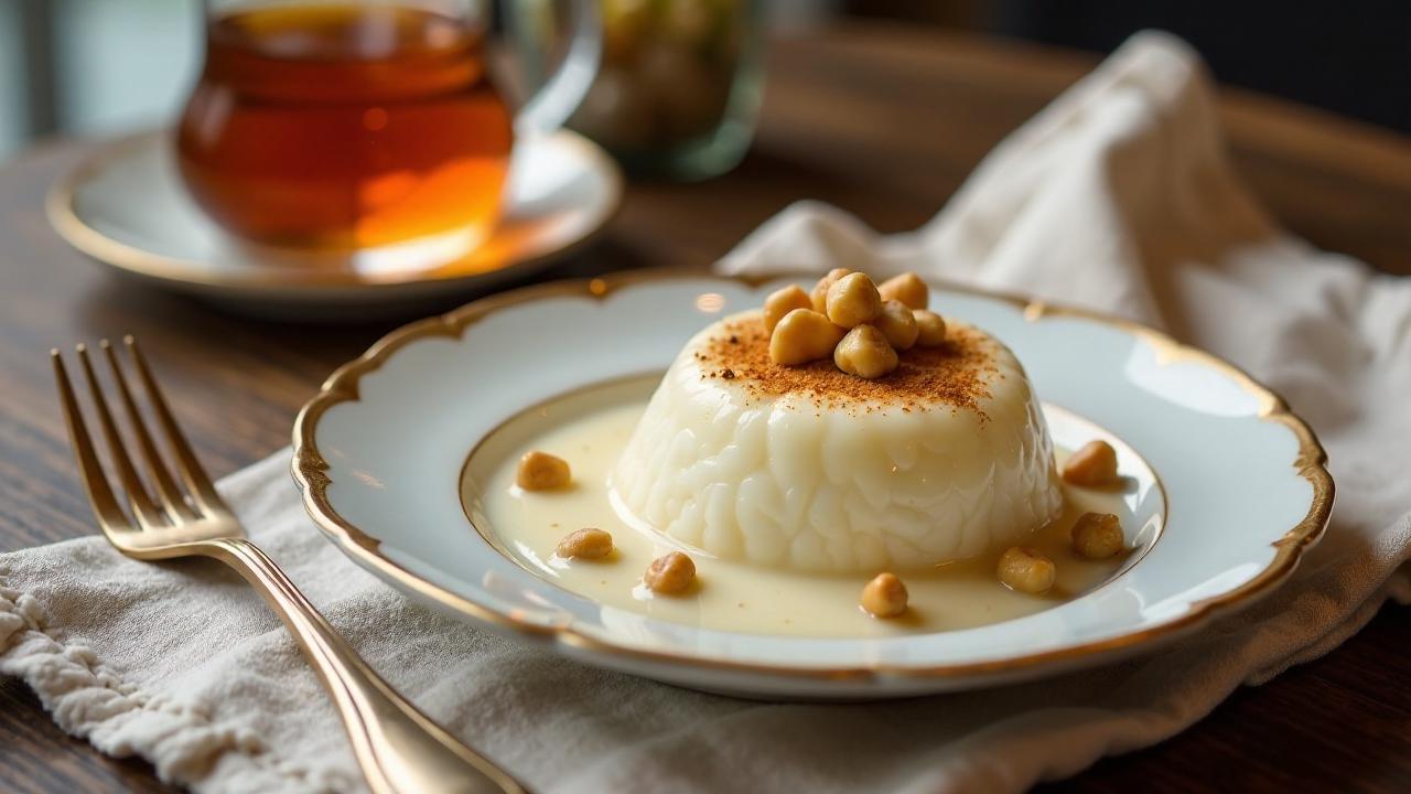 Güllaç: Schichtdessert mit Reisblättern und Milch