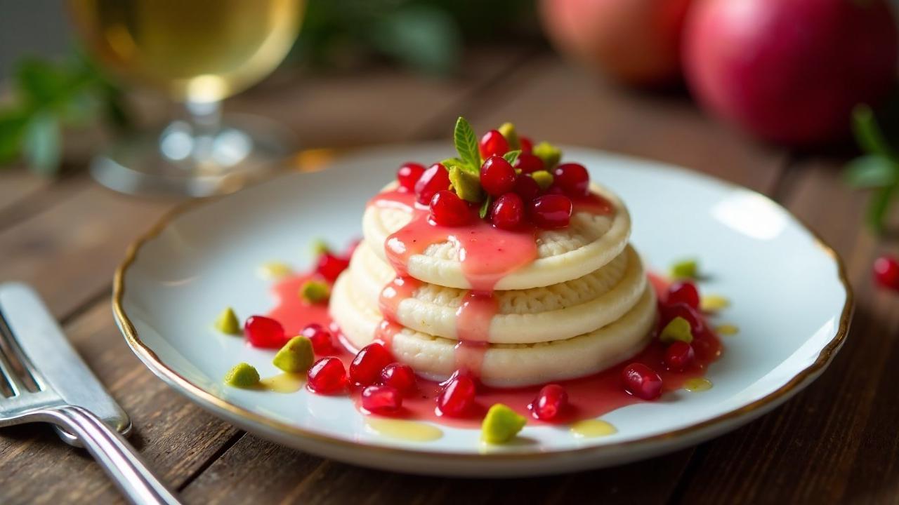 Güllac – Schichtdessert mit Granatapfelsirup