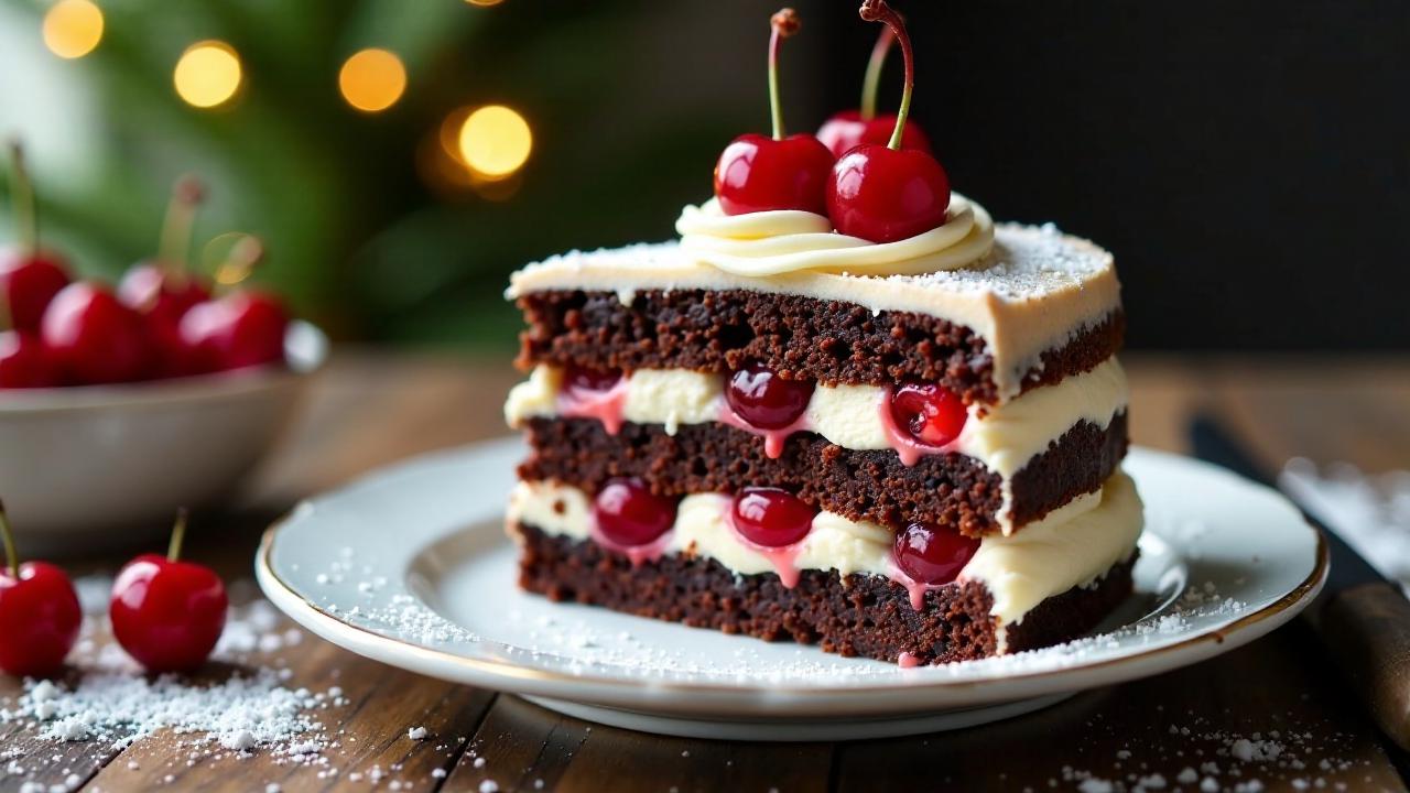 Glutenfreie Schwarzwälder Kirschtorte