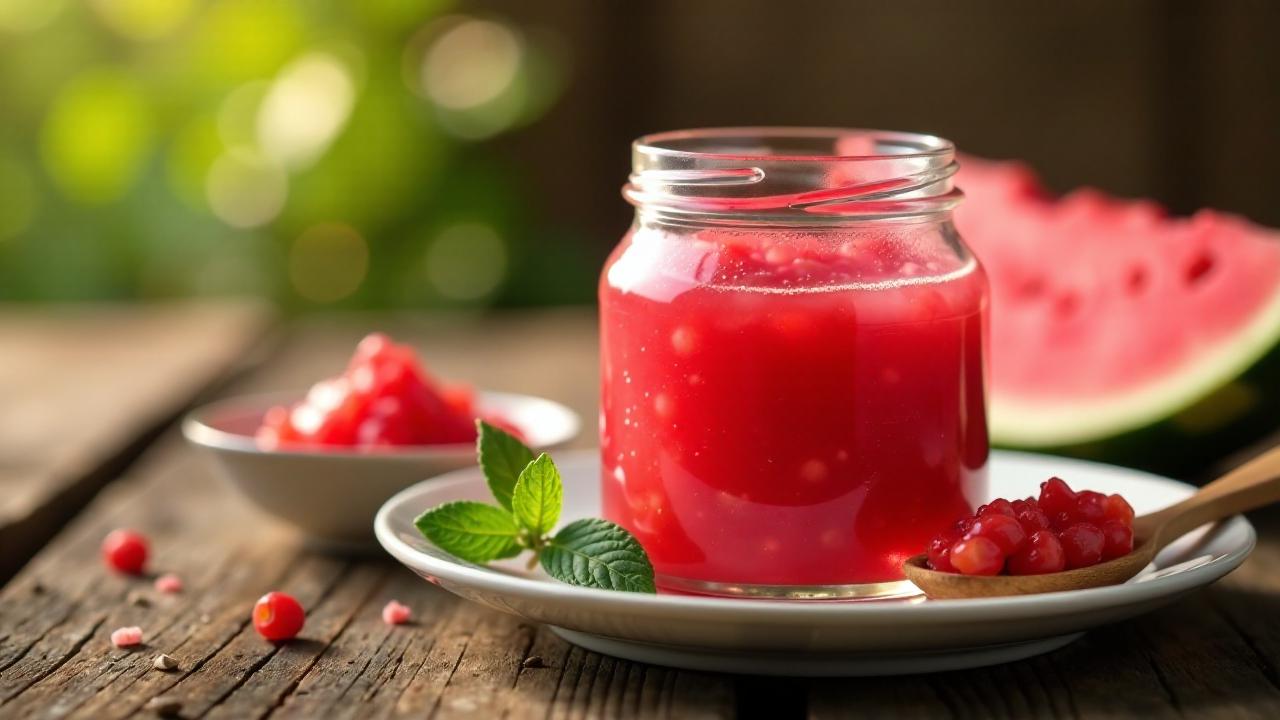 Glyko Karpouzi: Wassermelonenmarmelade