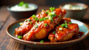 Gochujang Chicken - Scharfe Hähnchenflügel