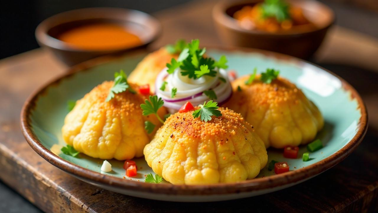 Golgappa (gefüllte Teigtaschen)