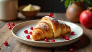 Granatapfel-Croissants