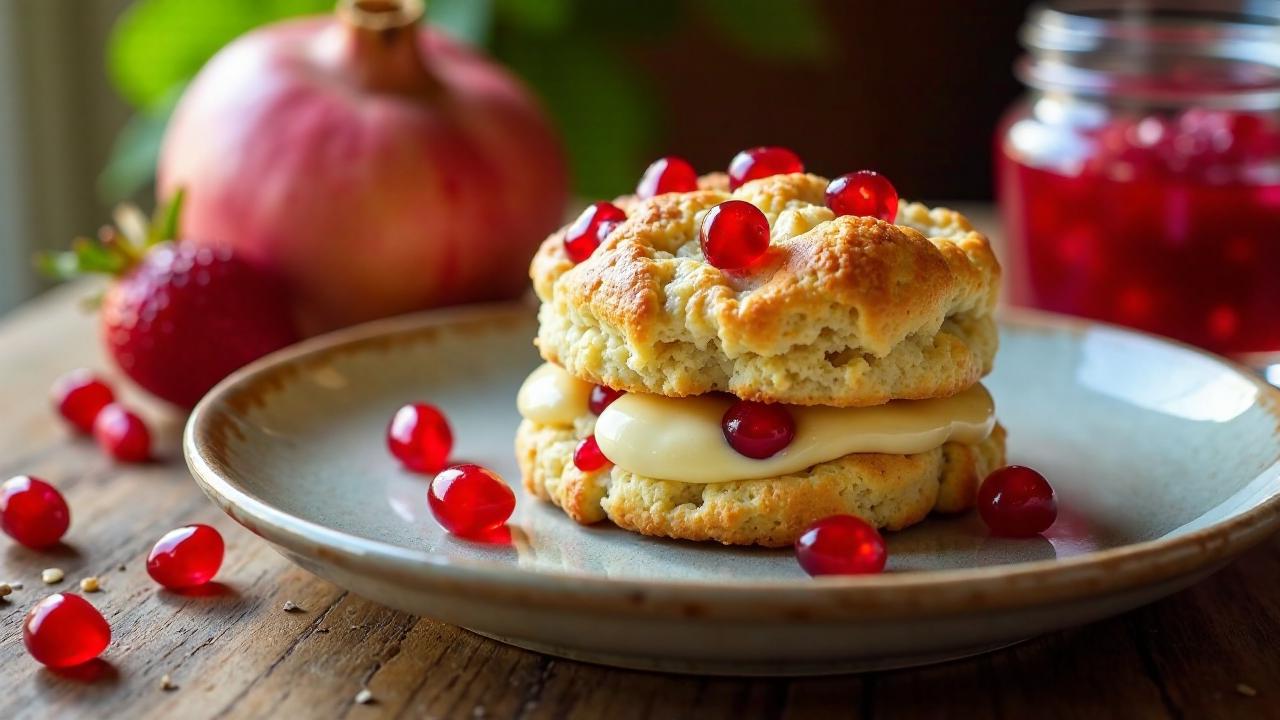 Granatapfel-Scones